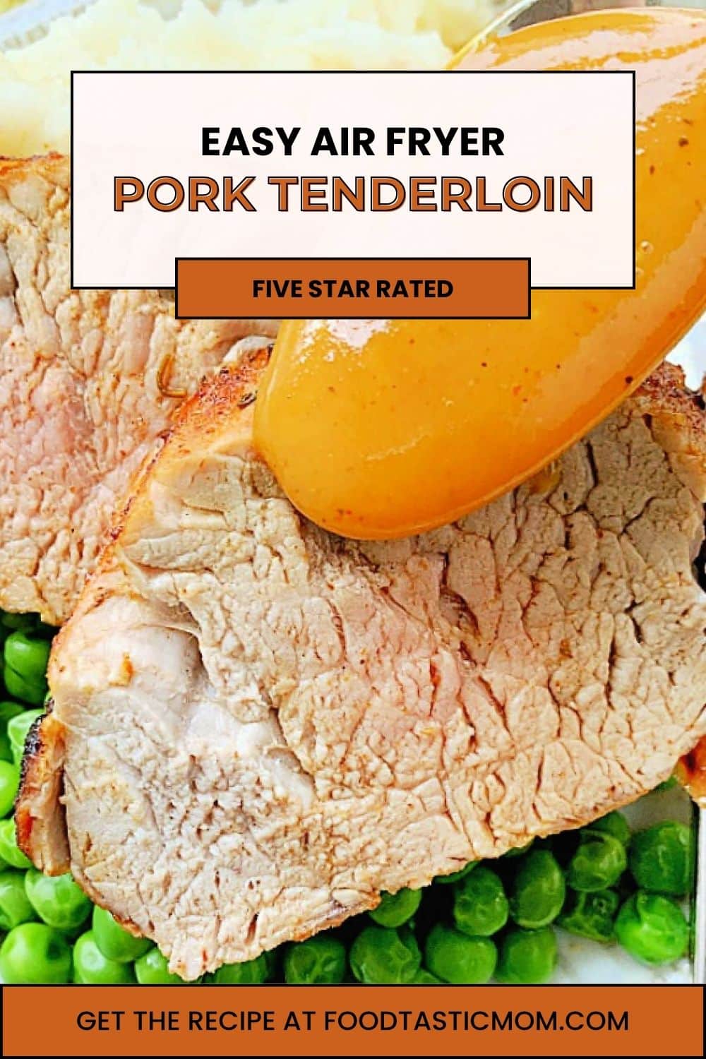 Air fryer pork tenderloin recipe seasons the pork simply with a dry rub and sears it perfectly in the air fryer. Top with your favorite BBQ sauce. via @foodtasticmom