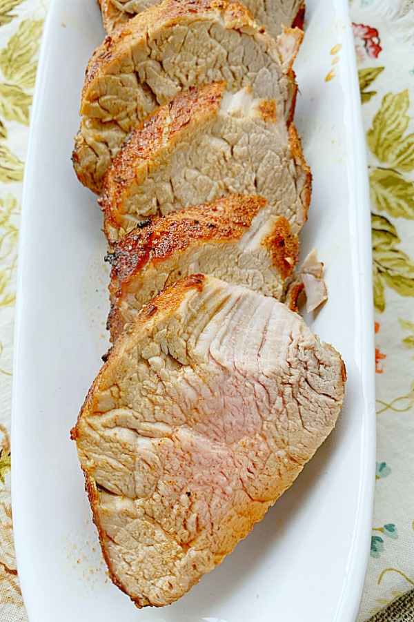 slices of pork tenderloin