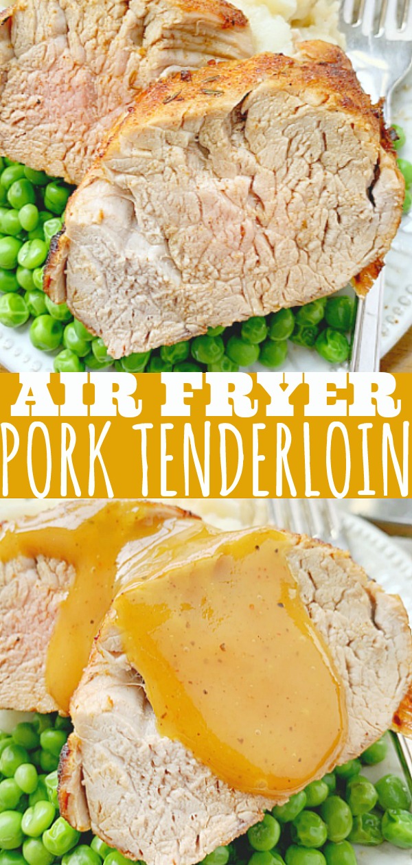 Air Fryer Pork Tenderloin | Foodtastic Mom #airfryerrecipes #airfryerporktenderloin #porktenderloinrecipes #ad #ohpork #porkrecipes via @foodtasticmom