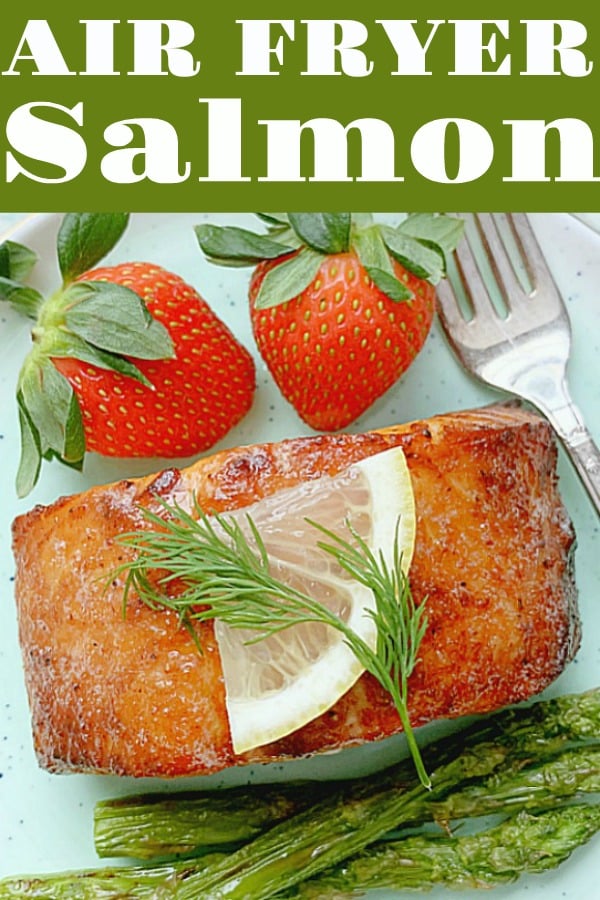 Air Fryer Salmon | Foodtastic Mom #airfryersalmon #airfryerrecipes #salmonrecipes via @foodtasticmom