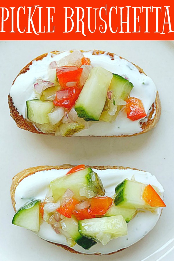 Cucumber Bruschetta | Foodtastic Mom #bruschetta