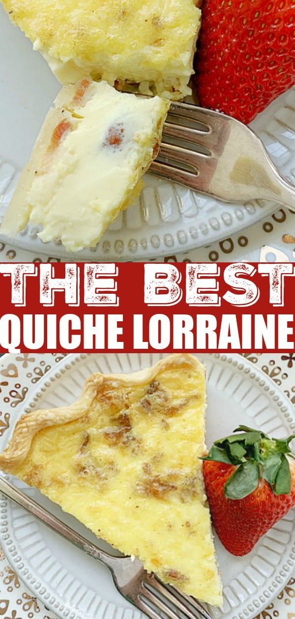 Quiche Lorraine | Foodtastic Mom #quiche #breakfastrecipes via @foodtasticmom