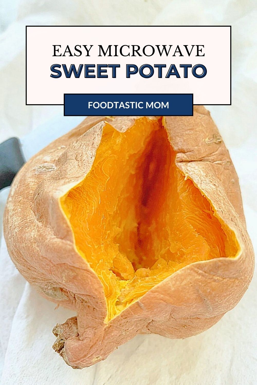 Make a healthy meal in mere minutes by learning how to microwave a whole sweet potato. Sweet potatoes are high in fiber, filling and delicious. via @foodtasticmom