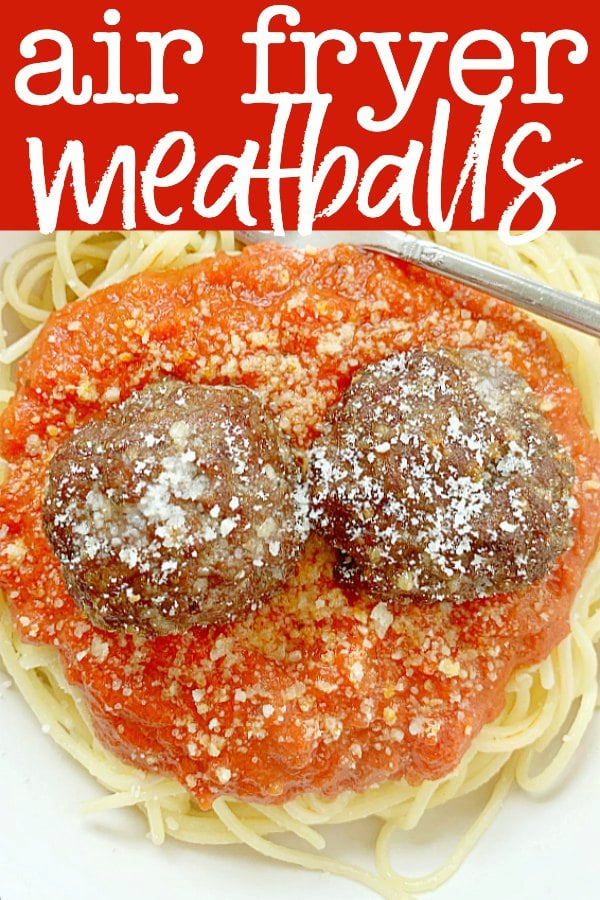 Air Fryer Meatballs | Foodtastic Mom #meatballs #airfryerrecipes #meatballrecipes #airfryermeatballs via @foodtasticmom