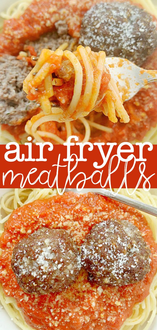 Air Fryer Meatballs | Foodtastic Mom #meatballs #airfryerrecipes #meatballrecipes #airfryermeatballs via @foodtasticmom