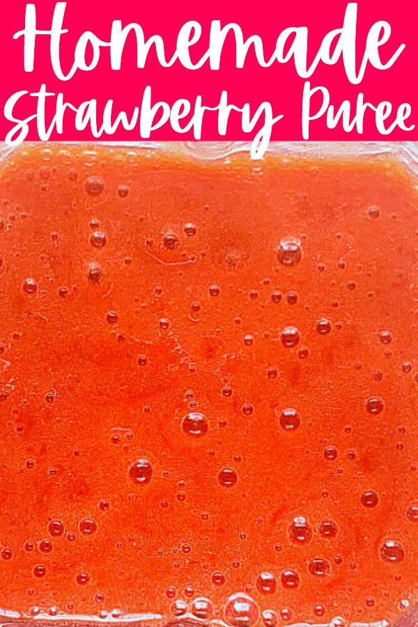 How to Make Strawberry Purée | Foodtastic Mom #strawberryrecipes #strawberrypuree
