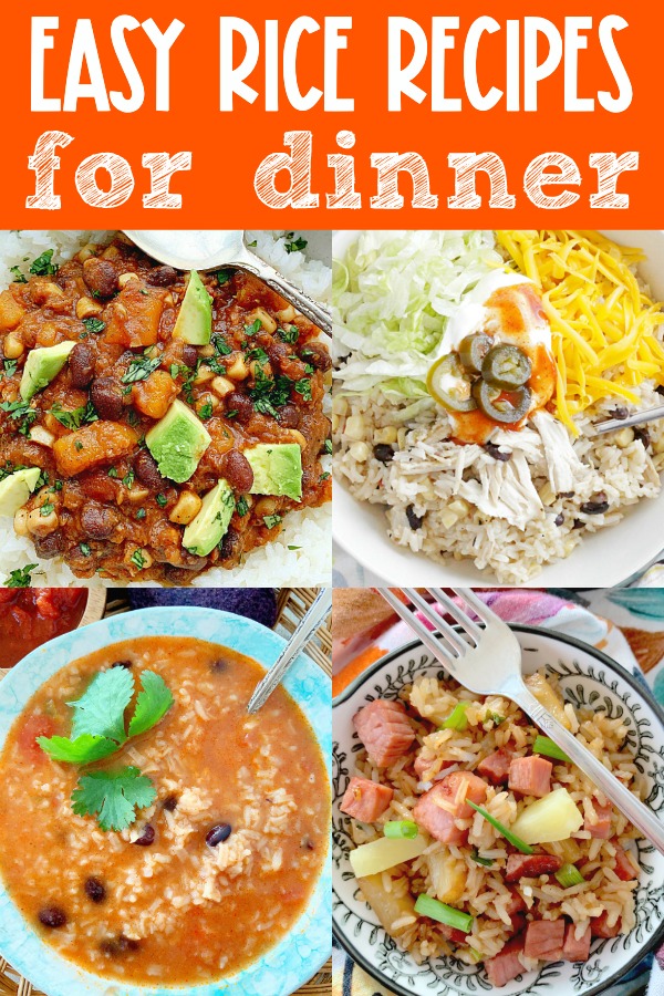 Easy Rice Recipes for Dinner | Foodtastic Mom #ricerecipes #ricedinners
