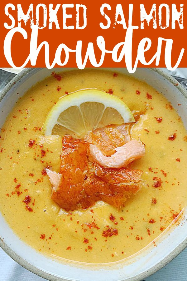 Smoked Salmon Chowder | Foodtastic Mom #salmonrecipes #chowderrecipes