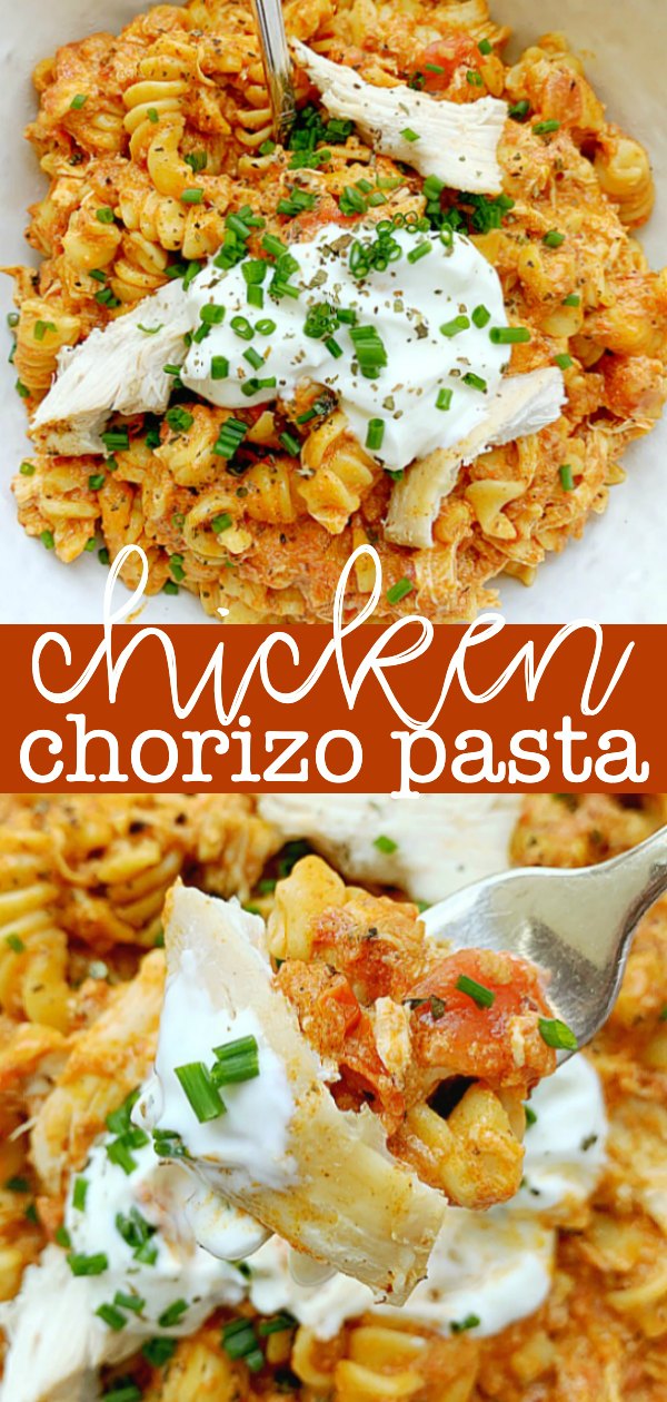 Chicken and Chorizo Pasta - Foodtastic Mom