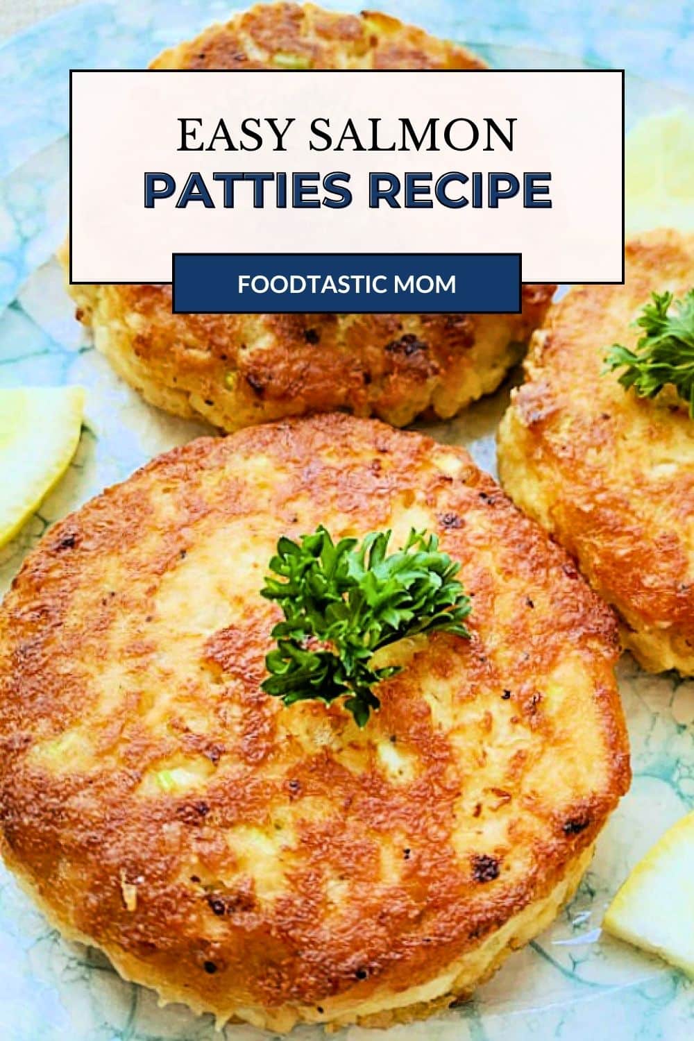 This easy recipe for salmon patties comes from my Mom's handwritten recipe card and is great for busy weeknights. via @foodtasticmom