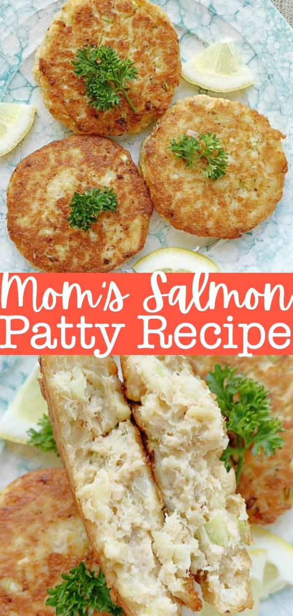 Mom's Salmon Patty Recipe | Foodtastic Mom #salmonrecipes #salmonpatties