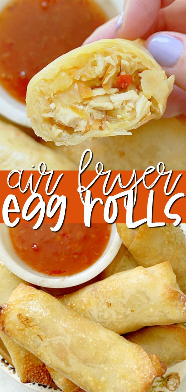 Air Fryer Egg Rolls | Foodtastic Mom #airfryerrecipes #eggrolls #airfryereggrolls via @foodtasticmom