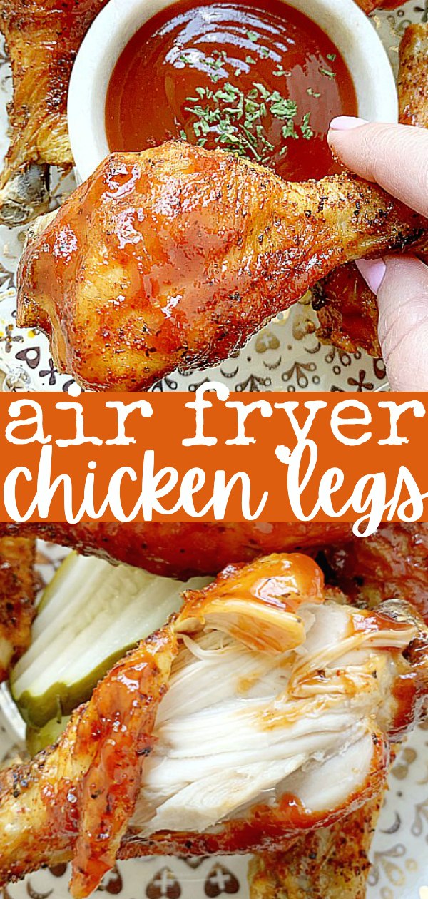 Air Fryer Chicken Legs | Foodtastic Mom #airfryerrecipes #airfryerrecipeschicken #chickenlegsinairfryer via @foodtasticmom