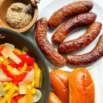 Air Fryer Sausage | Foodtastic Mom #airfryerrecipes #airfryersausage