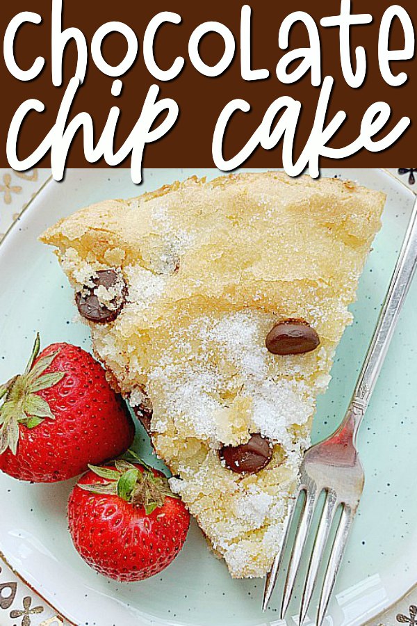 Chocolate Chip Cake | Foodtastic Mom #chocolatechipcake #cakerecipes