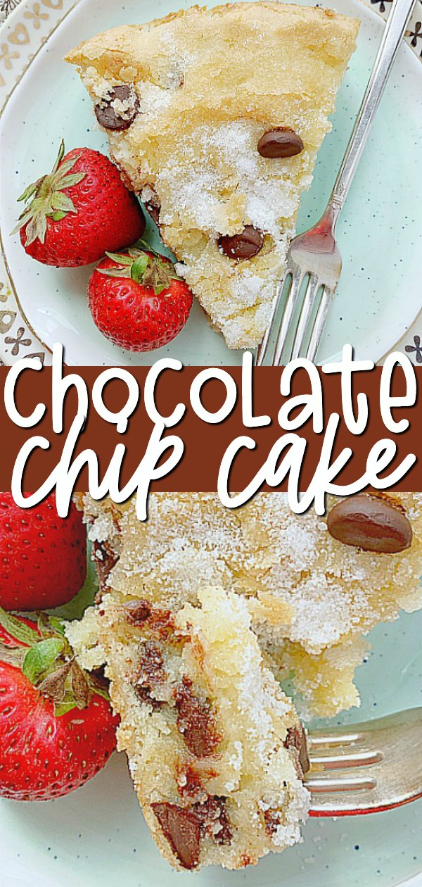 Chocolate Chip Cake | Foodtastic Mom #chocolatechipcake #cakerecipes