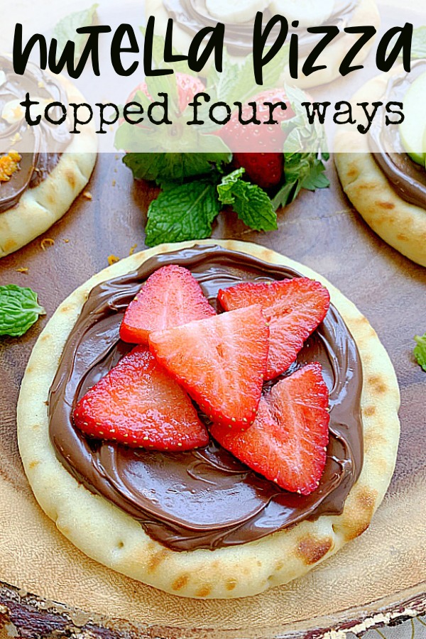 Nutella Pizza | Foodtastic Mom #nutellarecipes #nutellapizza #pizzarecipes