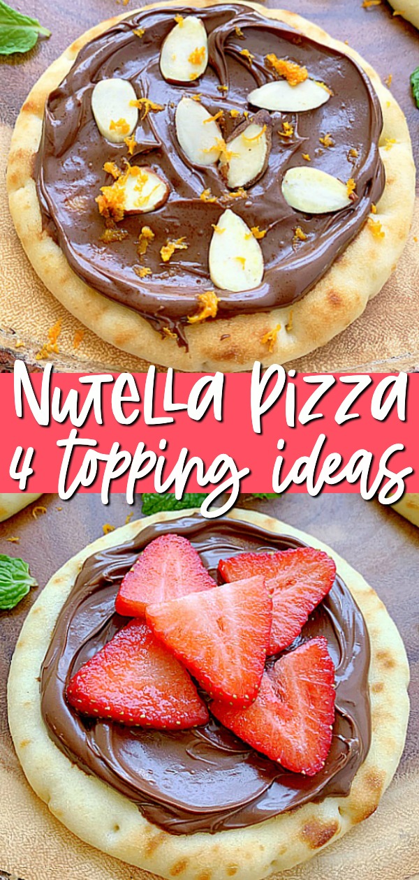 Nutella Pizza | Foodtastic Mom #nutellarecipes #nutellapizza #pizzarecipes