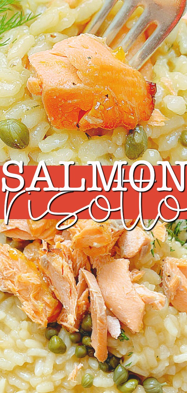 Salmon Risotto | Foodtastic Mom #salmonrisotto #risottorecipes #salmonrecipes