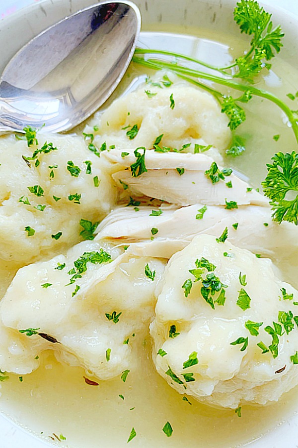 southern chicken and dumplings