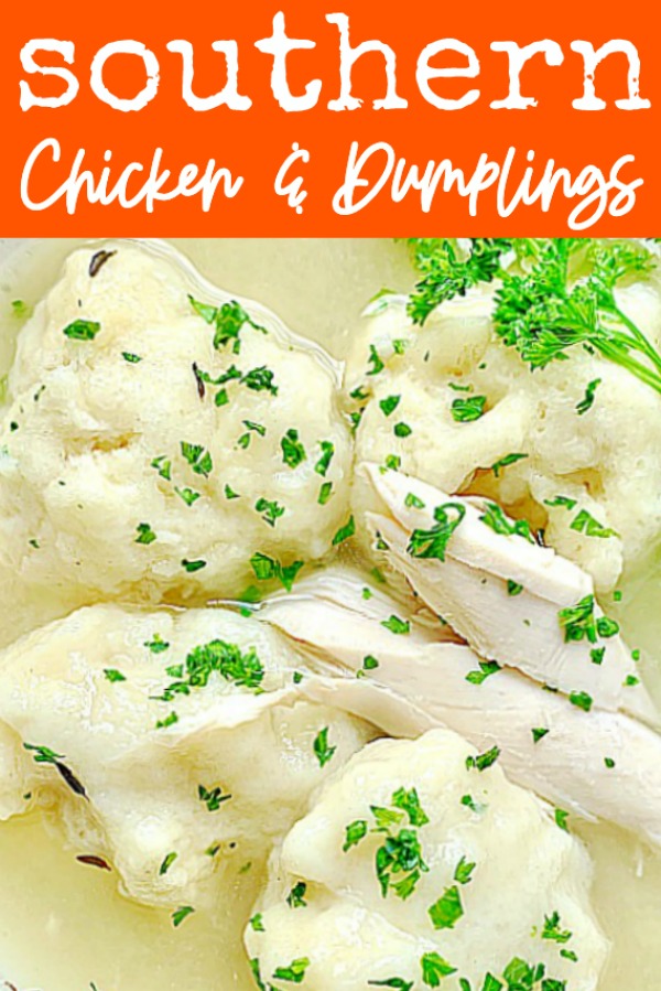 Southern Chicken and Dumplings | Foodtastic Mom #chickenanddumplings #chickenanddumplingsrecipe