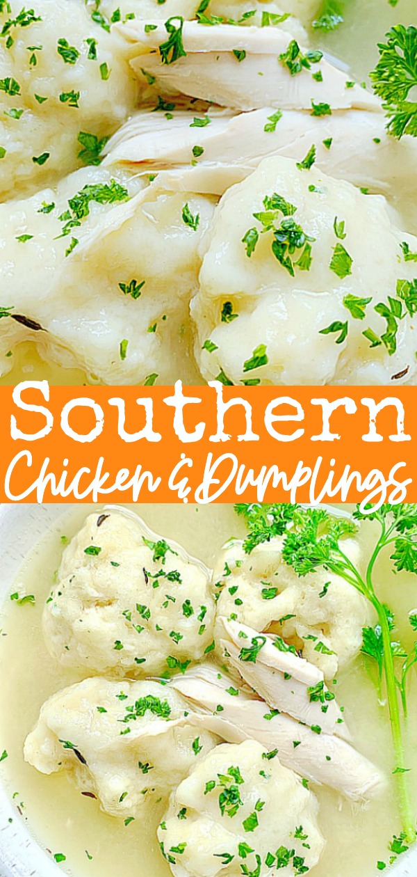 Southern Chicken and Dumplings | Foodtastic Mom #chickenanddumplings #chickenanddumplingsrecipe