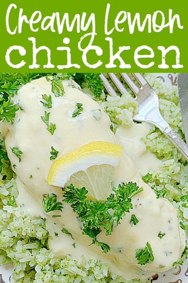 Creamy Lemon Chicken | Foodtastic Mom #creamylemonchicken #chickenrecipes #lemonchicken
