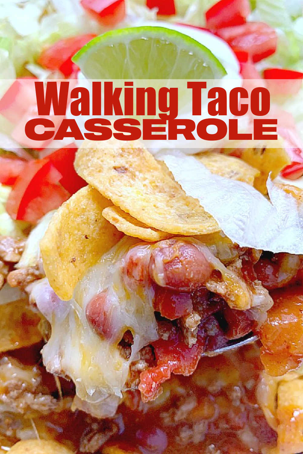 Walking Taco Casserole | Foodtastic Mom #walkingtaco #tacorecipes #walkingtacocasserole via @foodtasticmom