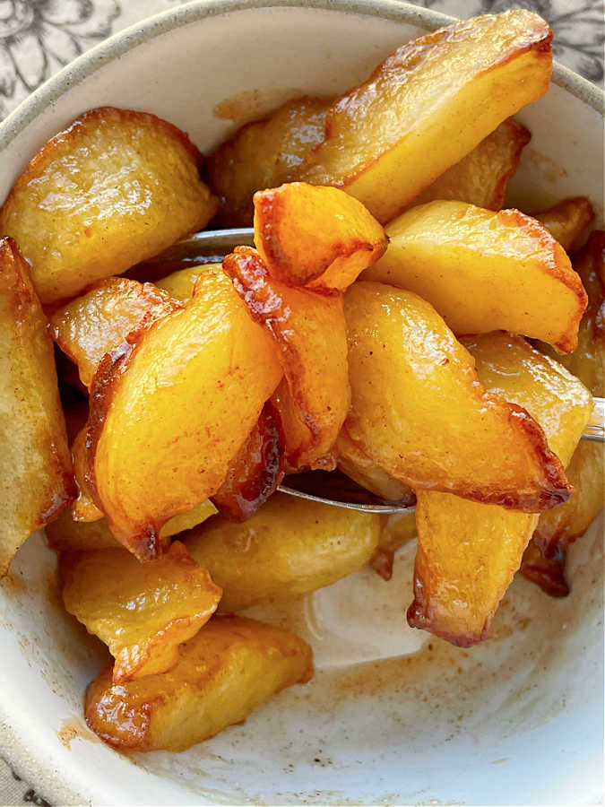 Air Fryer Fried Apples - The Country Cook