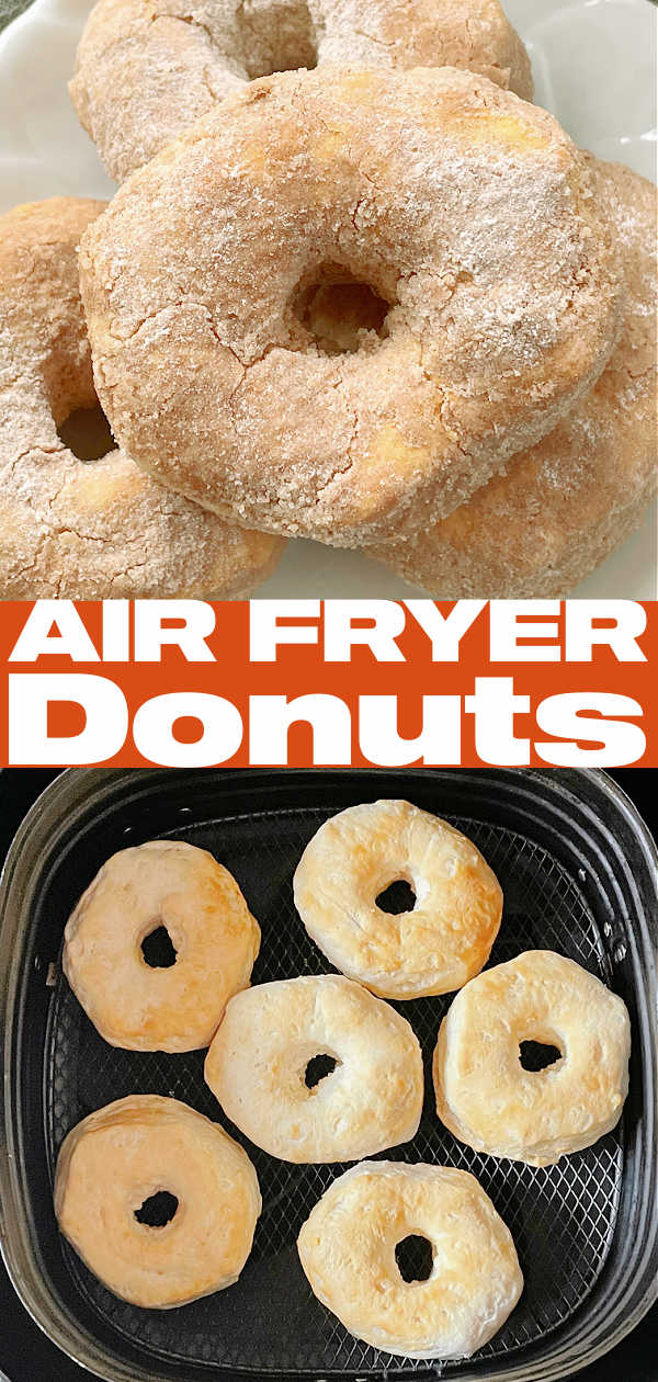 Air Fryer Donuts | Foodtastic Mom #airfryerrecipes #airfryerdonuts #donutrecipe via @foodtasticmom