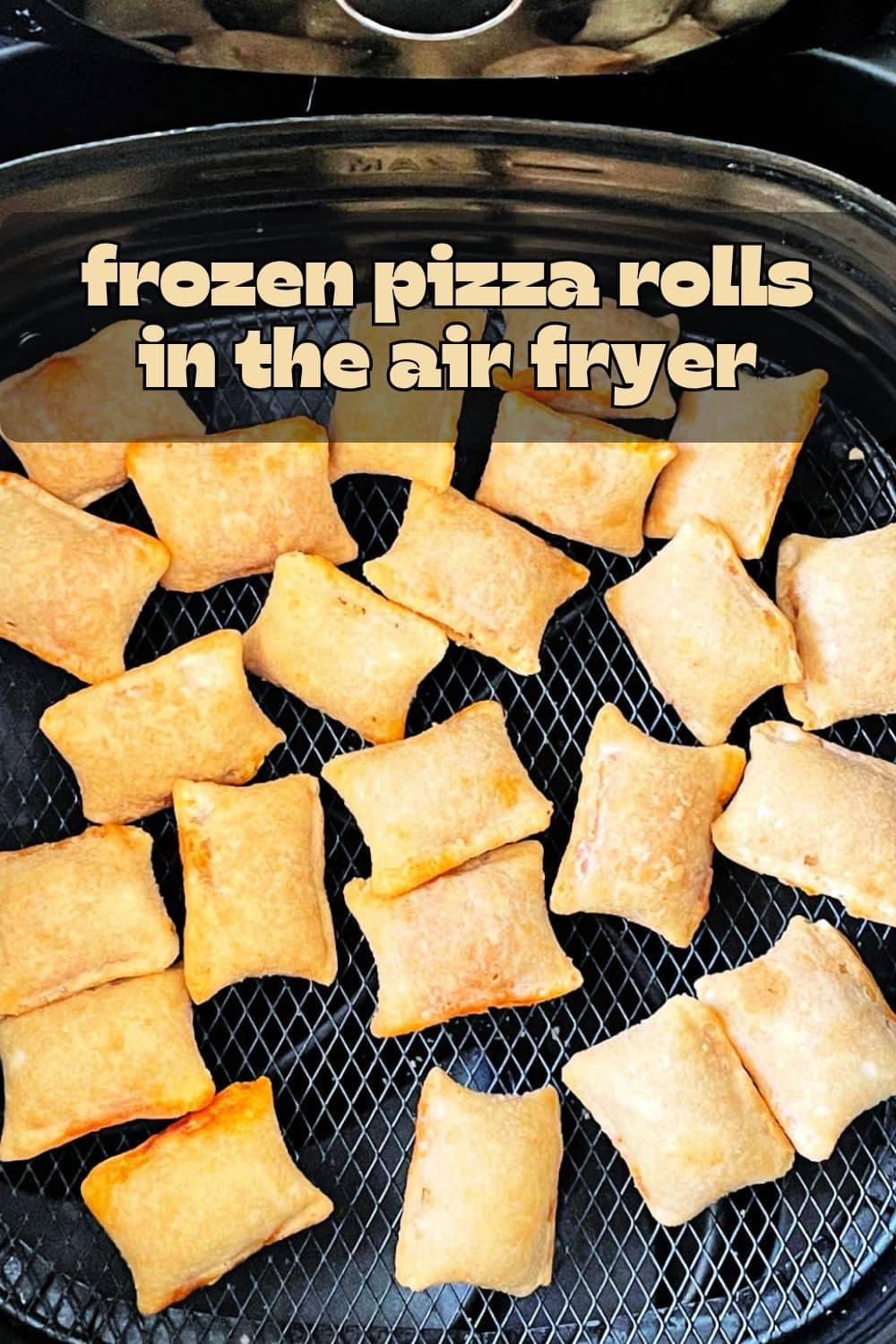Learning how to cook a bag of pizza rolls is the perfect introduction to owning an air fryer. Serve this easy snack with marinara sauce. via @foodtasticmom