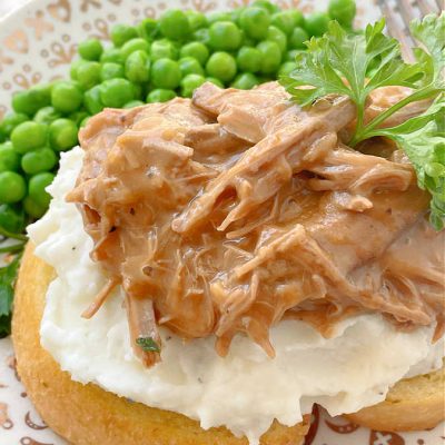 leftover pot roast sandwich - a beef manhattan