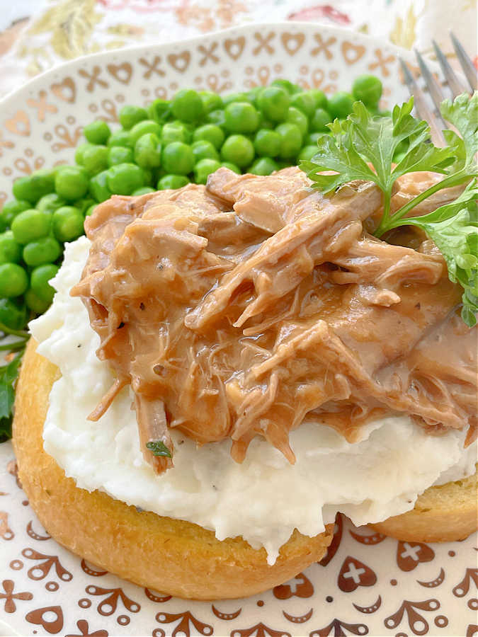 leftover pot roast sandwich - a beef manhattan