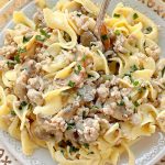 Pork Stroganoff | Foodtastic Mom #porkrecipes #porkstroganoff #stroganoff #groundporkrecipes #stroganoffrecipeeasy