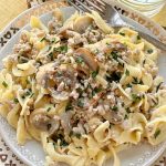 Pork Stroganoff | Foodtastic Mom #porkrecipes #porkstroganoff #stroganoff #groundporkrecipes #stroganoffrecipeeasy