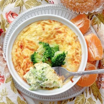 Air Fryer Quiche | Foodtastic Mom #airfryerrecipes #airfryerquiche #crustlessquiche #quicherecipes