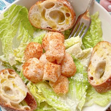 Air Fryer Scallops | Foodtastic Mom #airfryerrecipes #scalloprecipes #airfryerscallops #howtocookscallops