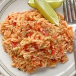 Spanish Risoni | Foodtastic Mom #risonirecipes #cauliflowerrice #spanishrice #spanishrisoni