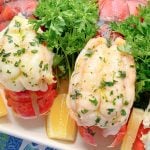 Air Fryer Lobster Tail | Foodtastic Mom #airfryerrecipes #lobstertails #howtocooklobstertail #howtobutterflylobstertail #airfryerlobstertail