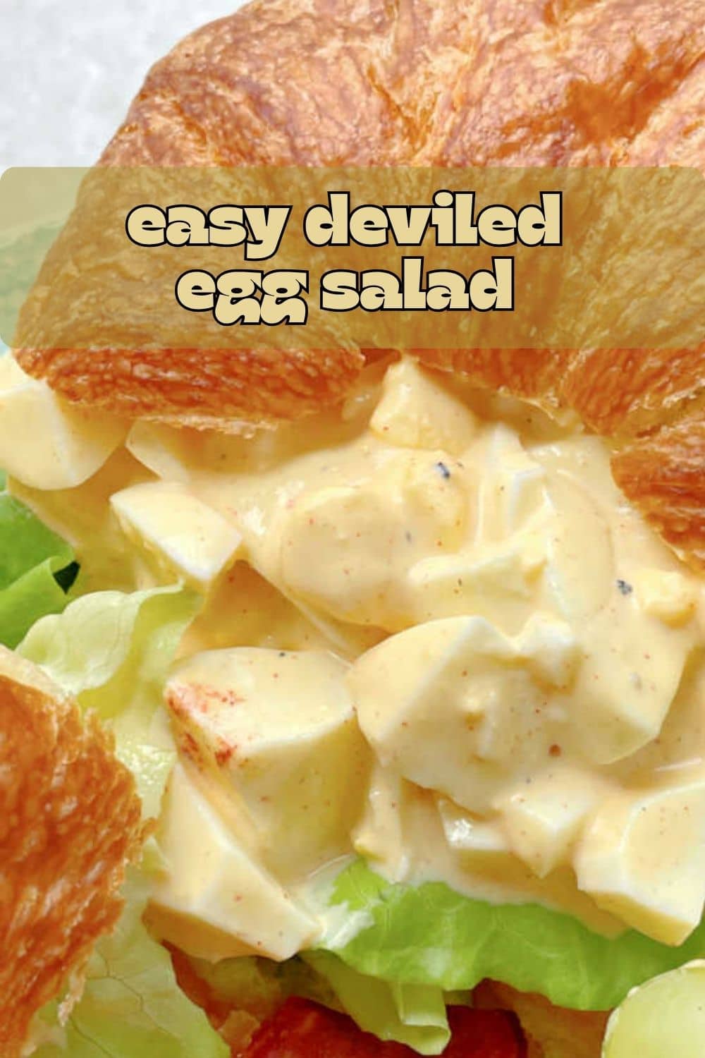 The classic flavor of deviled eggs turned into a packable salad. This Deviled Egg Salad is delicious and made with easy peel hard boiled eggs. via @foodtasticmom