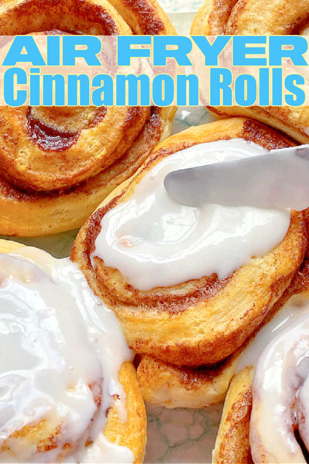 Air Fryer Cinnamon Rolls | Foodtastic Mom #airfryerrecipes #cinnamonrolls #airfryercinnamonrolls via @foodtasticmom