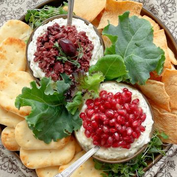 Greek Feta Dip | Foodtastic Mom #appetizers #appetizerrecipes #greekfetadip #whippedfetadip