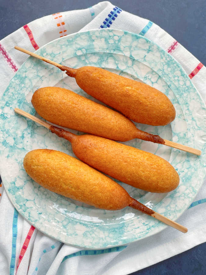 Air Fryer Corn Dogs - Foodtastic Mom