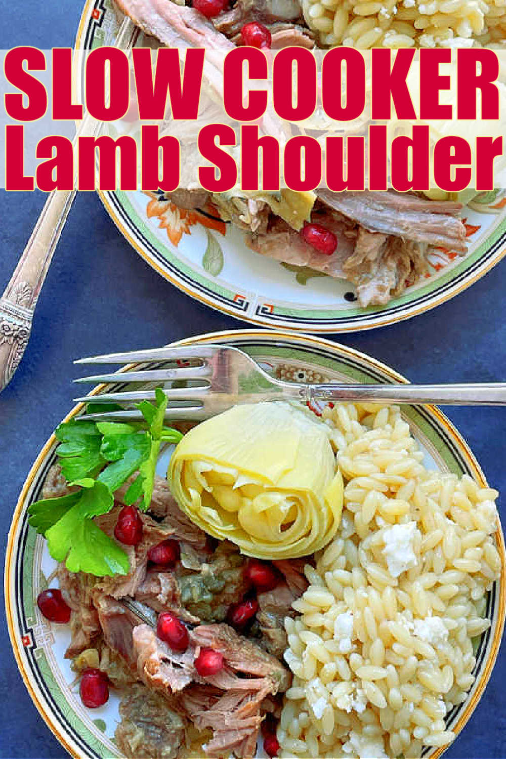 Slow Cooker Lamb Shoulder | Foodtastic Mom #slowcookerrecipes #lambrecipes #slowcookerlambshoulder via @foodtasticmom