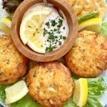 Air Fryer Crab Cakes | Foodtastic Mom #airfryerrecipes #airfryercrabcakes #crabcakes