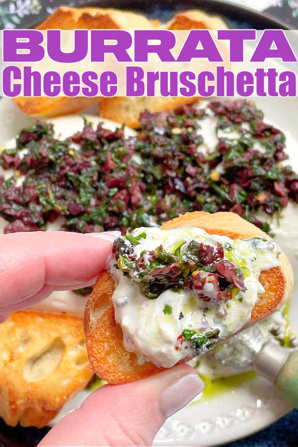 Burrata Bruschetta | Foodtastic Mom #burratabruschetta #bruschetta #appetizerrecipes