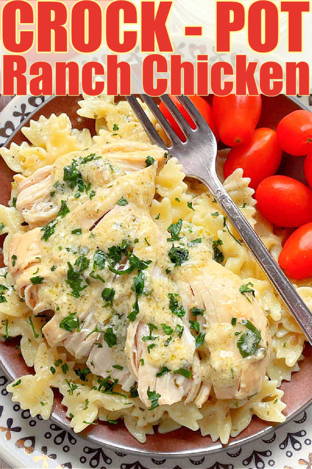 Crock-Pot Ranch Chicken | Foodtastic Mom #crockpotrecipes #slowcookerrecipes #chickenrecipes #crockpotranchchicken via @foodtasticmom