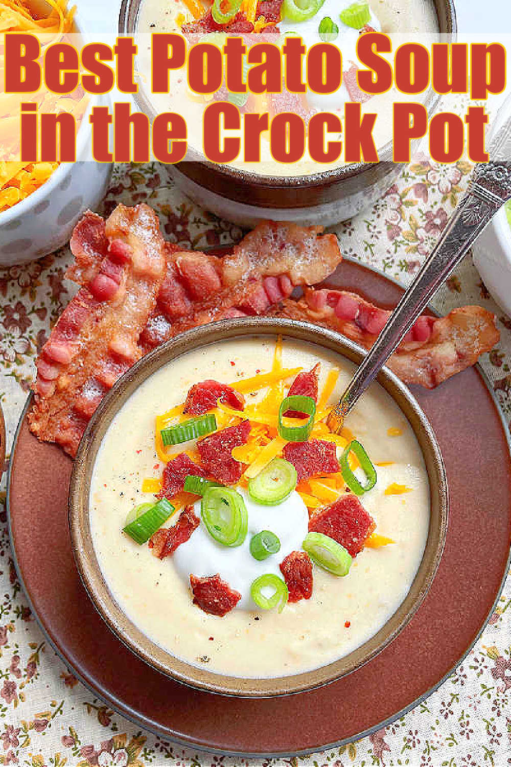 Slow Cooker Potato Soup (with frozen potatoes) - The Country Cook