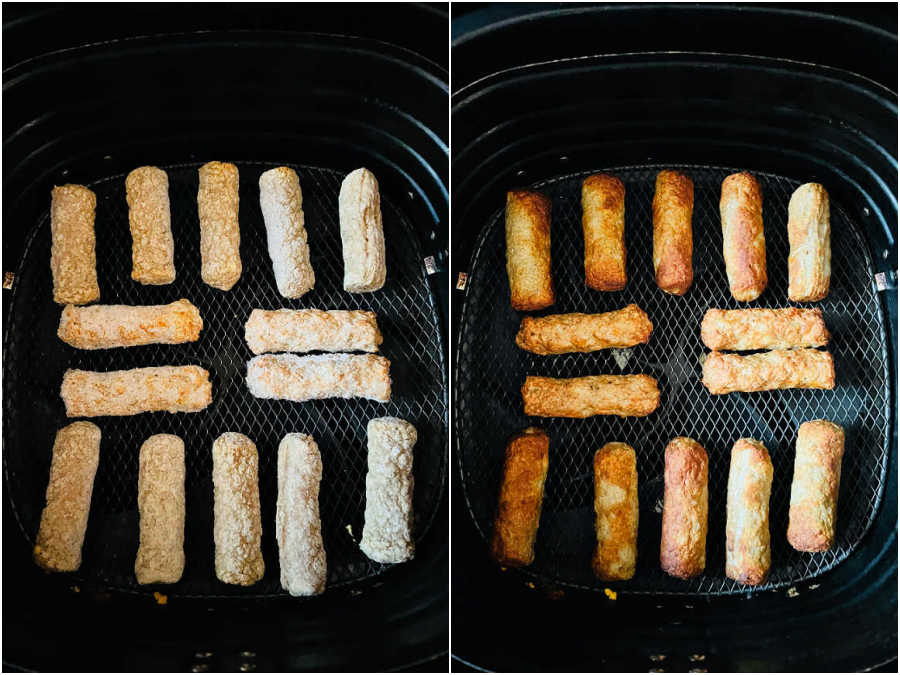 how to cook frozen breakfast sausage links in the air fryer