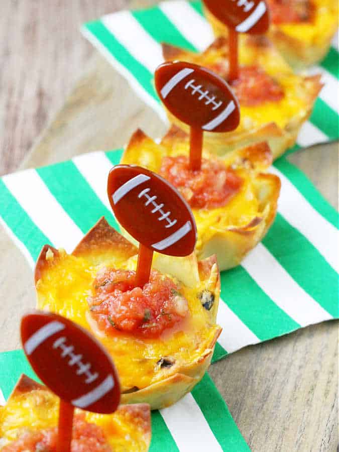 touchdown veggie taco bites